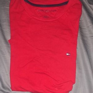 Red Tommy Hilfiger Shirt